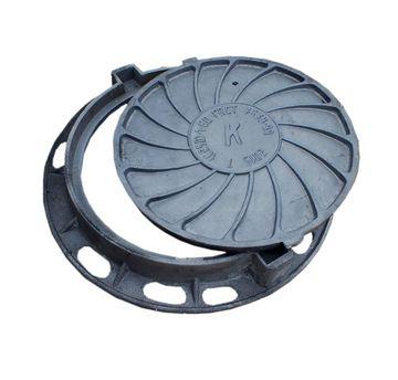 Люк чугунный канализационный   